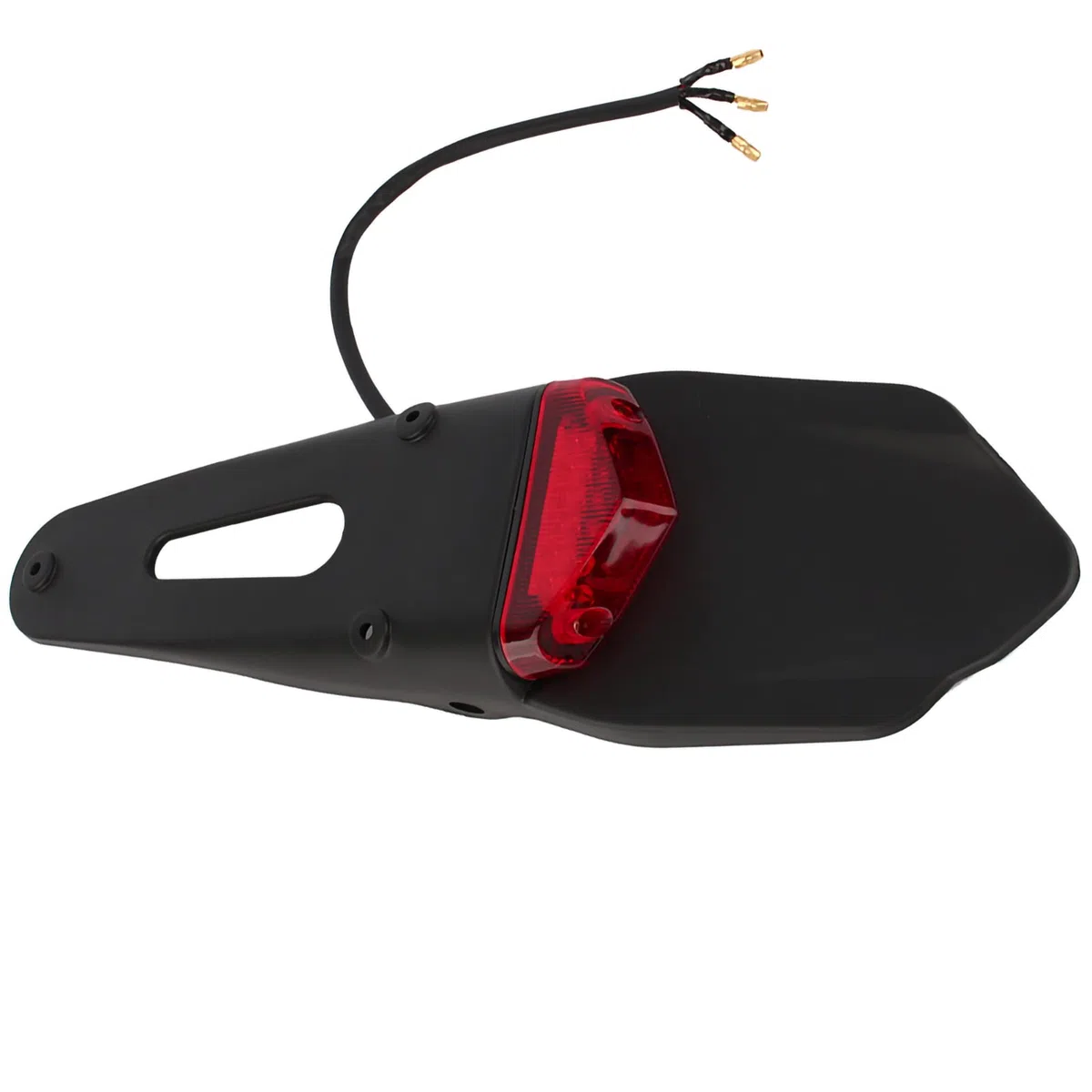 Soporte de matrícula de motocicleta 50+ luces traseras de freno Luz de freno LED universal para motocicleta Luz trasera Luz trasera para ATV Dirt Bike Lámpara DH