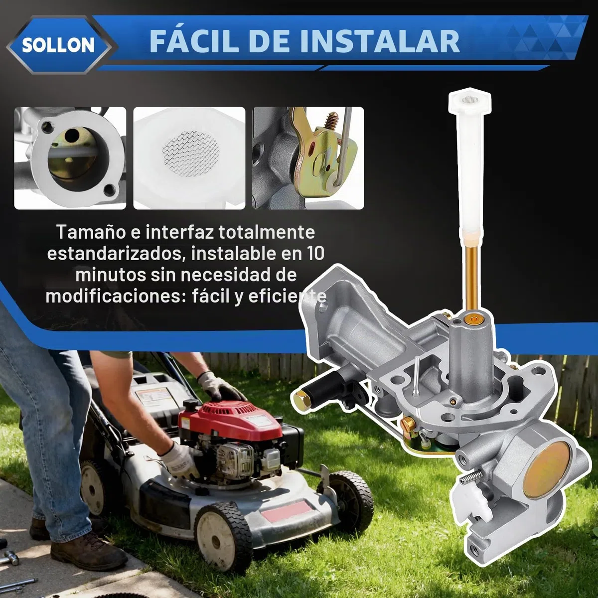 Carburador Reemplazo para B&S 112202 112212 112231 112232 112252 133202 133232 133252 135202 135212 135232, 2 Serie 5 hp Motoren, 498298 495426 692784 495951 492611 490533