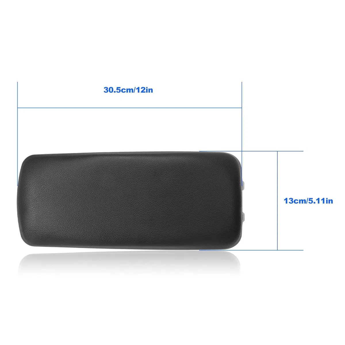 KASturbo Cubierta reposabrazos central para Audi A1 8X1 (2012-2018) Negro | Audi A1 8X1/8XK (2012-18), OE 8X0864245B/A/C, revestimiento piel, instalación fácil.