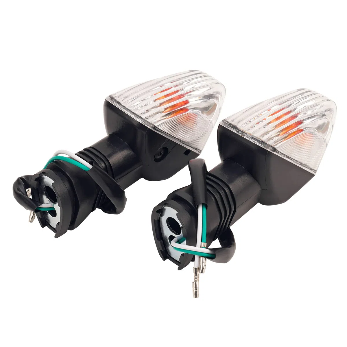Road Passion Motocicleta Luz de señal de giro Compatible con KAWASAKI NINJA ZX-10RR 2017-2020 / NINJA ZX-6R 600 1997-2012 / NINJA ZX-6R 636 2005-2006 / NINJA ZX-6RR 2003-2006 / Z1000 2007-2009
