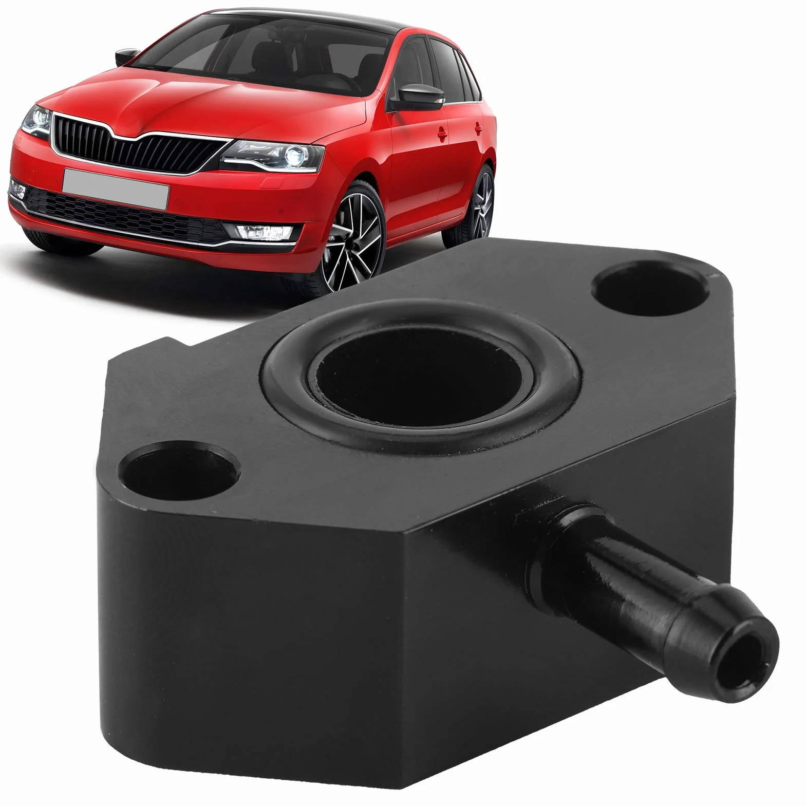 Adaptador de Sensor de Indicador de Impulso Montaje del Adaptador del Sensor del Indicador de Impulso Ajuste de Aluminio para TFSI TSI 1,2 T/1,4 T 1,6 1,9 2,0 TDI