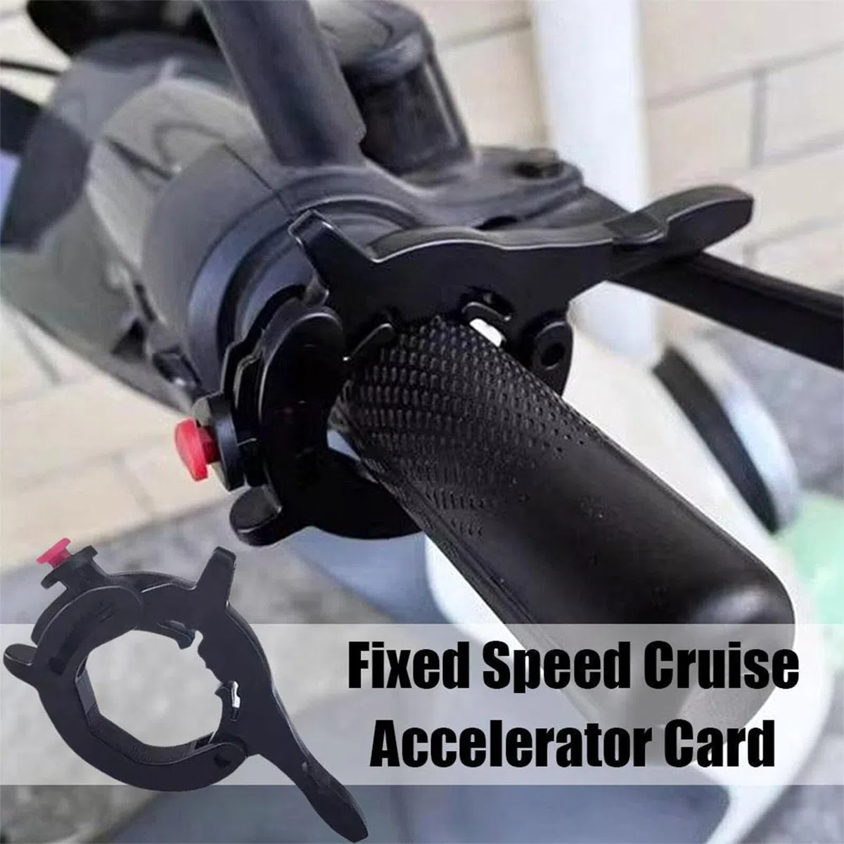Control de Crucero para Acelerador de Moto,Juego De 3 Piezas Control De Velocidad Crucero - Accesorios para Deportes De Motor Turismo Montaña Carretera Cruceros Y Trail