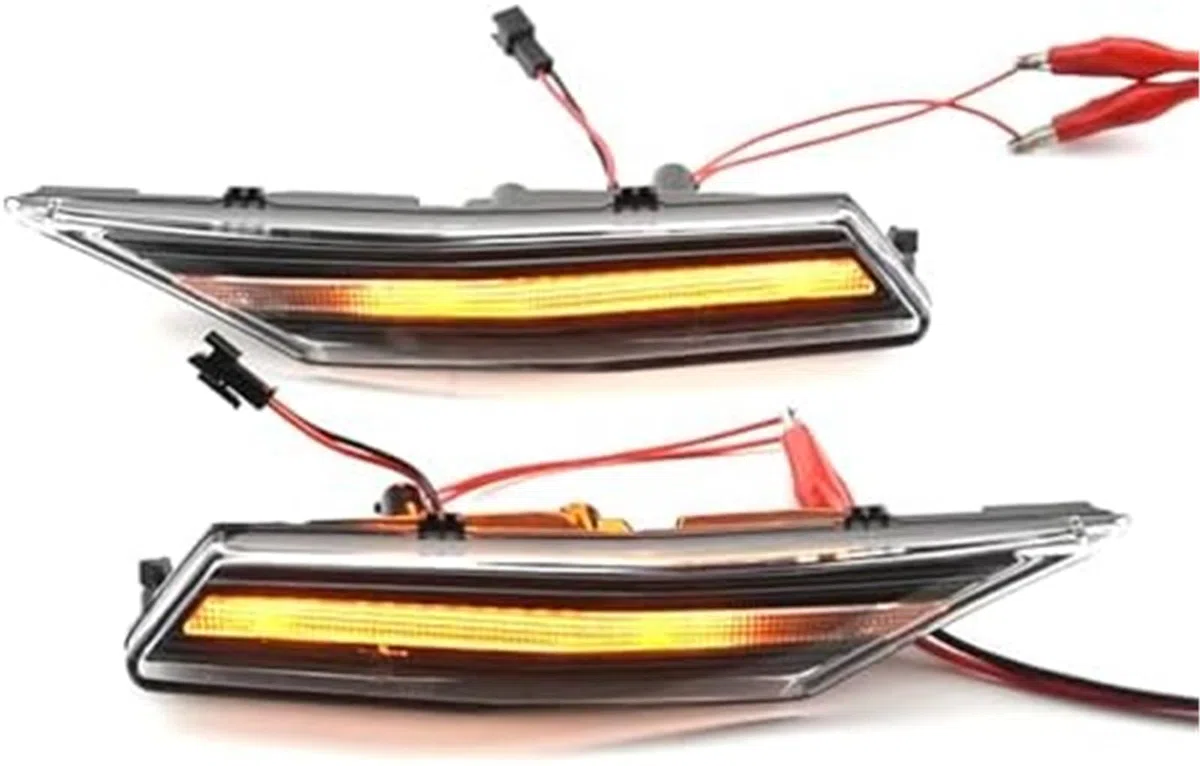 Marcador de guardabarros señal giro lateral dinámico secuencial, para Porsche Taycan Sedan 4S 2020 Indicador de señal de giro