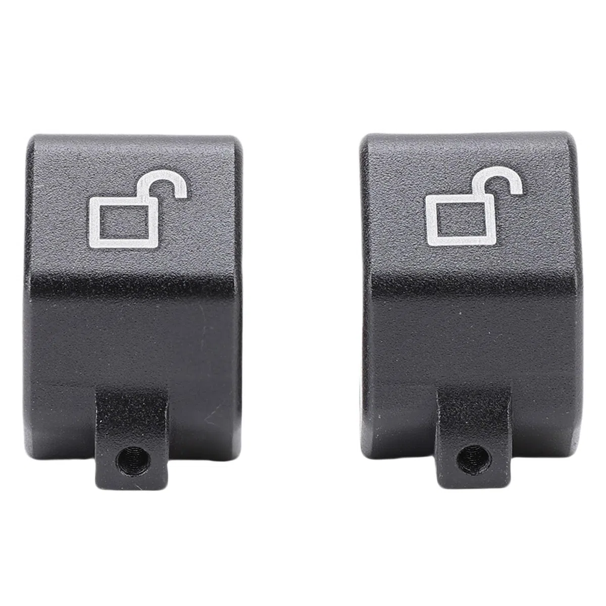Bewinner Juego de Cerradura de Pestillo de Techo Blando Convertible, Kit de Reconstrucción Fuerte para Miata 1990-2005, Aleación de Aluminio, 2 Cerraduras de Pestillo Negras