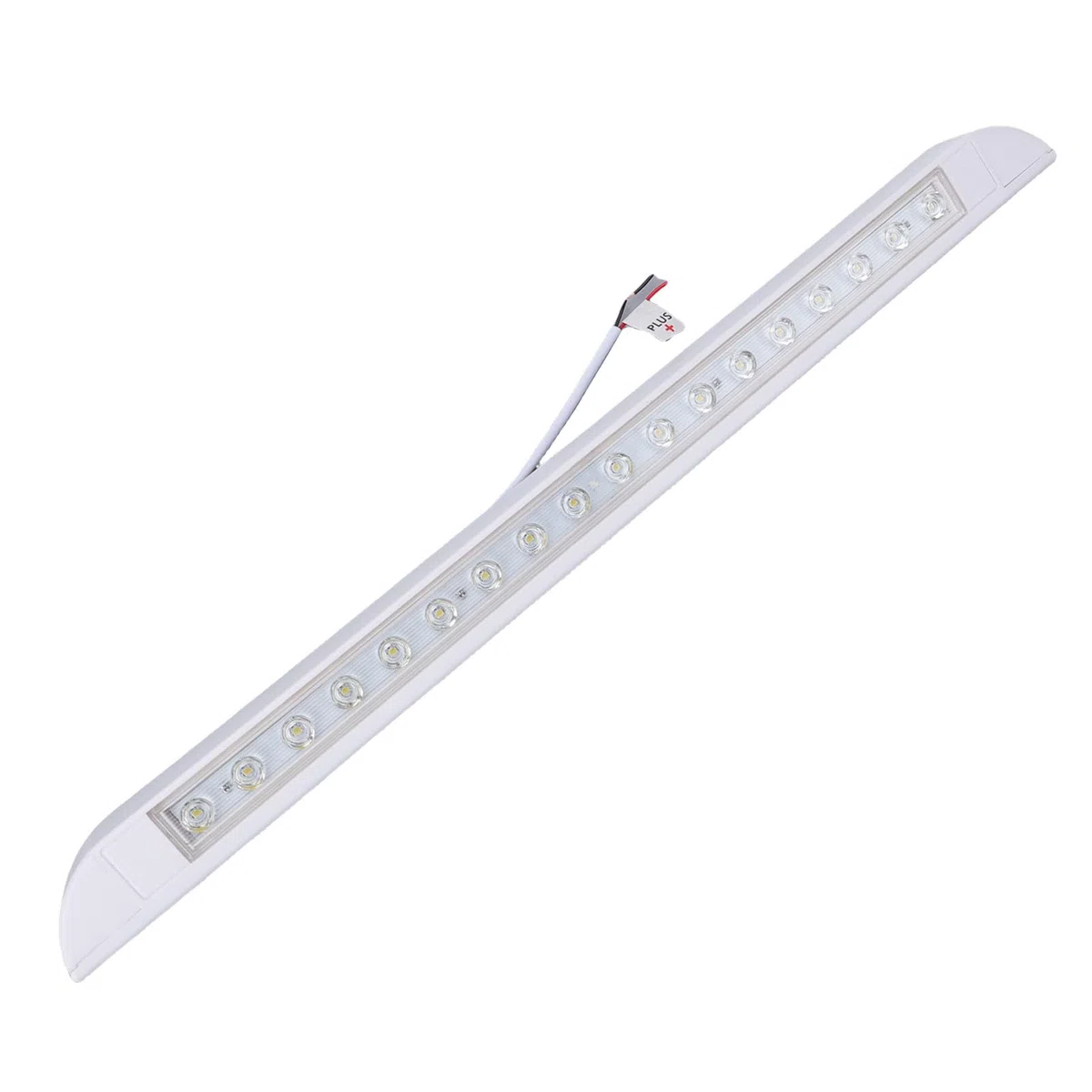KIMISS Luz LED para Porche RV, 6000K, Blanco Frío, Diseño Delgado, Alto Brillo, 900LM, para Toldo, Camión, Remolque, Iluminación Exterior de 20 Pulgadas (Blanco Sin Interruptor)
