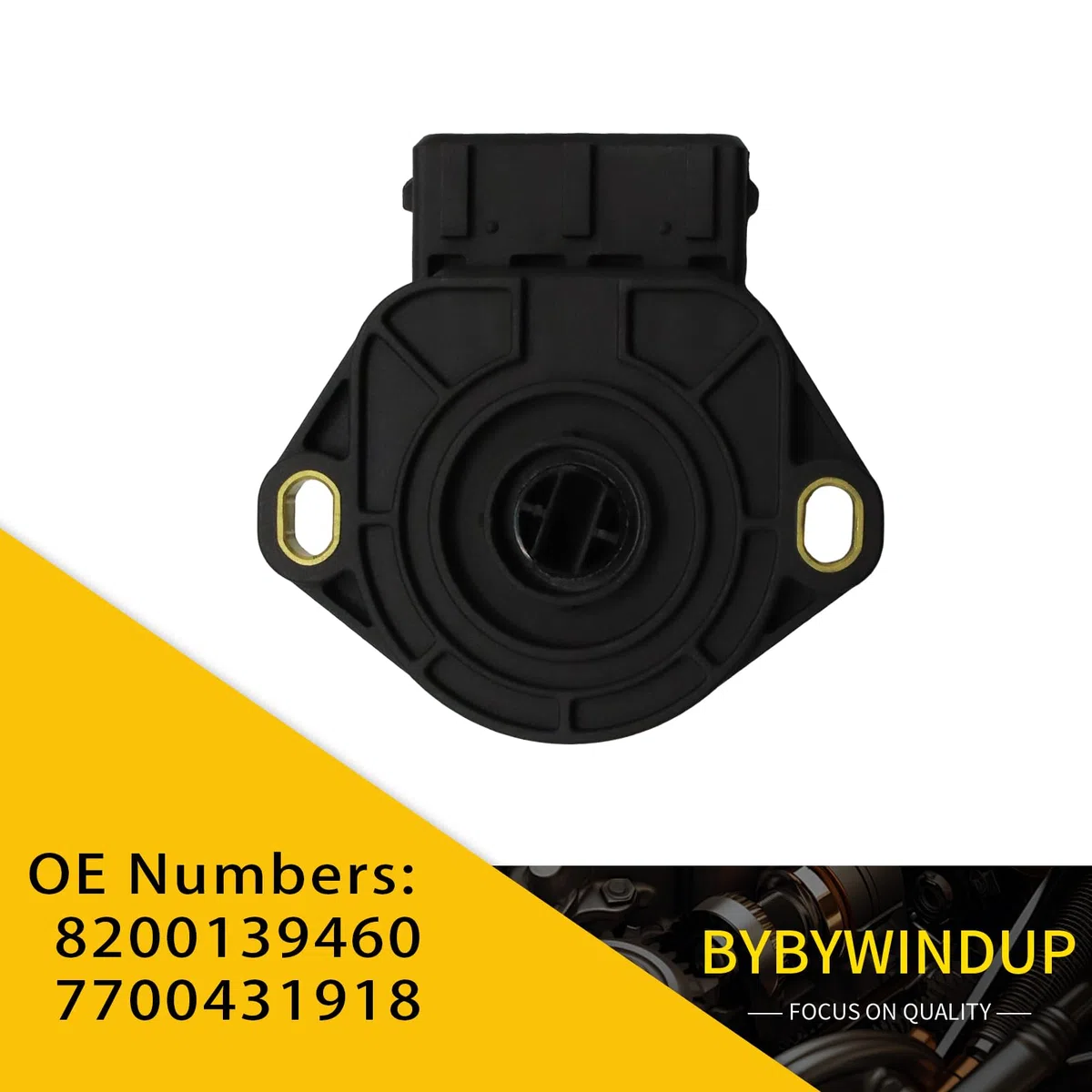 Sensor de posición del acelerador TPS Sensor del Pedal Compatible con Clio, Kangoo, Laguna, Megane, Scenic, repuesto para 8200139460 7700431918