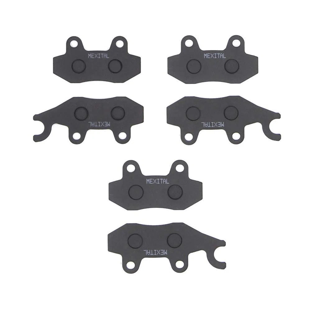 Semi-metálicos Pastillas de freno Delanteras + Traseras para XTZ 750 Super Tenere (1989-1995)