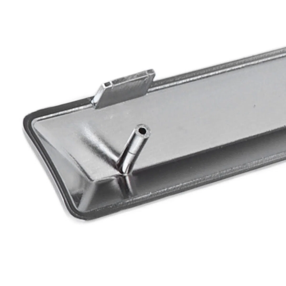 Aramox 2 Uds Moldura de Parachoques de Coche para 500 2007-2015, ABS Moldura de Parachoques Delantero Moldura Cromada Piezas Exteriores de Coche