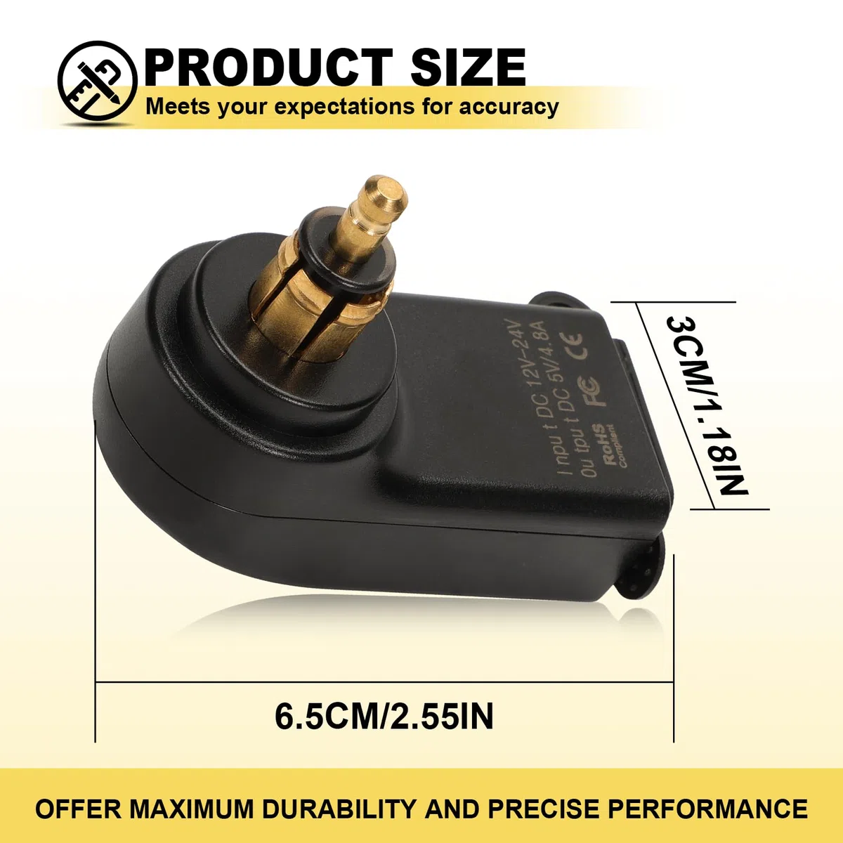 Adaptador Cargador Motocicleta USB Puertos, para Modelos BMW F800gs, F650gs Y F700gs Conector Carga Rápida Adaptador Toma Tapa Goma Impermeable, 12-24 V CC, 2.4 A, para F1200gs RT