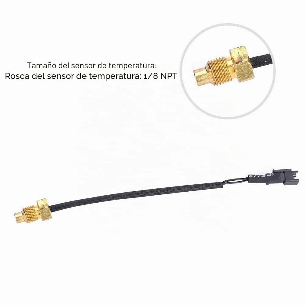 KSTE - Termómetro impermeable para motocicleta, termómetro de temperatura del agua, termómetro digital impermeable, termómetro de agua para H-Onda K-awasaki Y-amaha S-uzuki (color: luz azul)