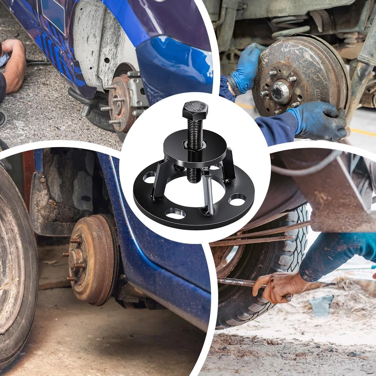 Herramienta de extracción de buje de coche, herramienta de extracción de buje, extractor para montaje, desmontaje y mantenimiento de camiones