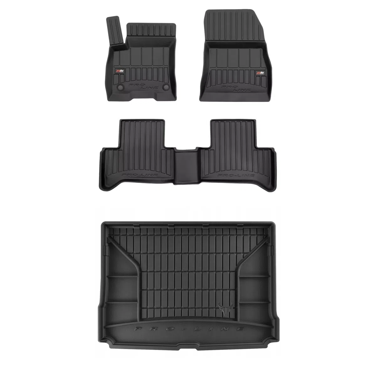 MOTOS Set de alfombrillas de goma y alfombrillas de maletero para Mercedes-Benz EQA H243 desde 2021 Mejora la comodidad de tus viajes con la alfombrilla antideslizante para coche 3D- alfombrillas para
