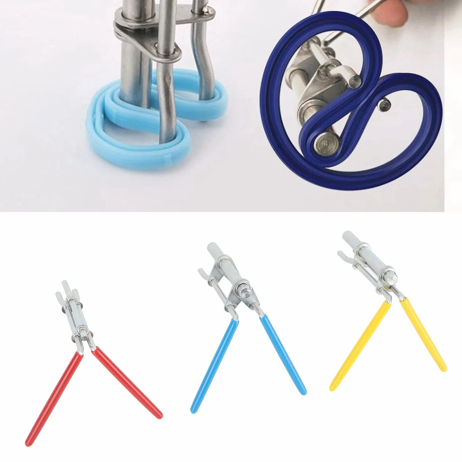 Juego de Herramientas de Instalación de Seal Twistor, 3 Piezas Herramientas de Instalación de Sellos Hidráulicos Versatilidad Kit de Sello de Reparación de Pistón de Cilindro