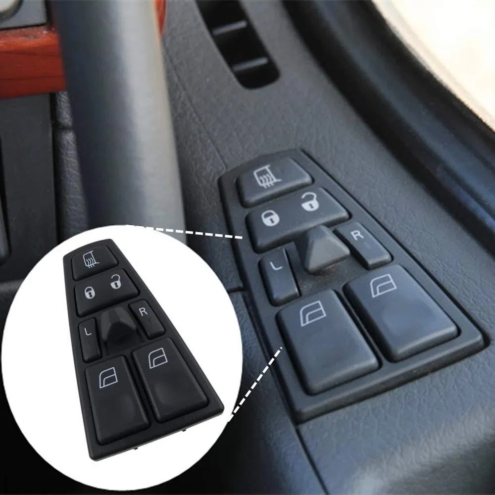 KAOLALI 20752918 Botonera Elevaluna Mando Elevaluna Compatible para Volvo TFH12 FM12 FM9 FH FM VNL