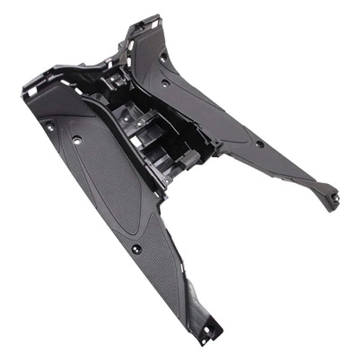 CARENAGE-Marche Pied Scoot Adaptable MBK 50 Nitro 1997>2012-YAMAHA 50 AEROX 1997>2012 Noir Mat -P2R-