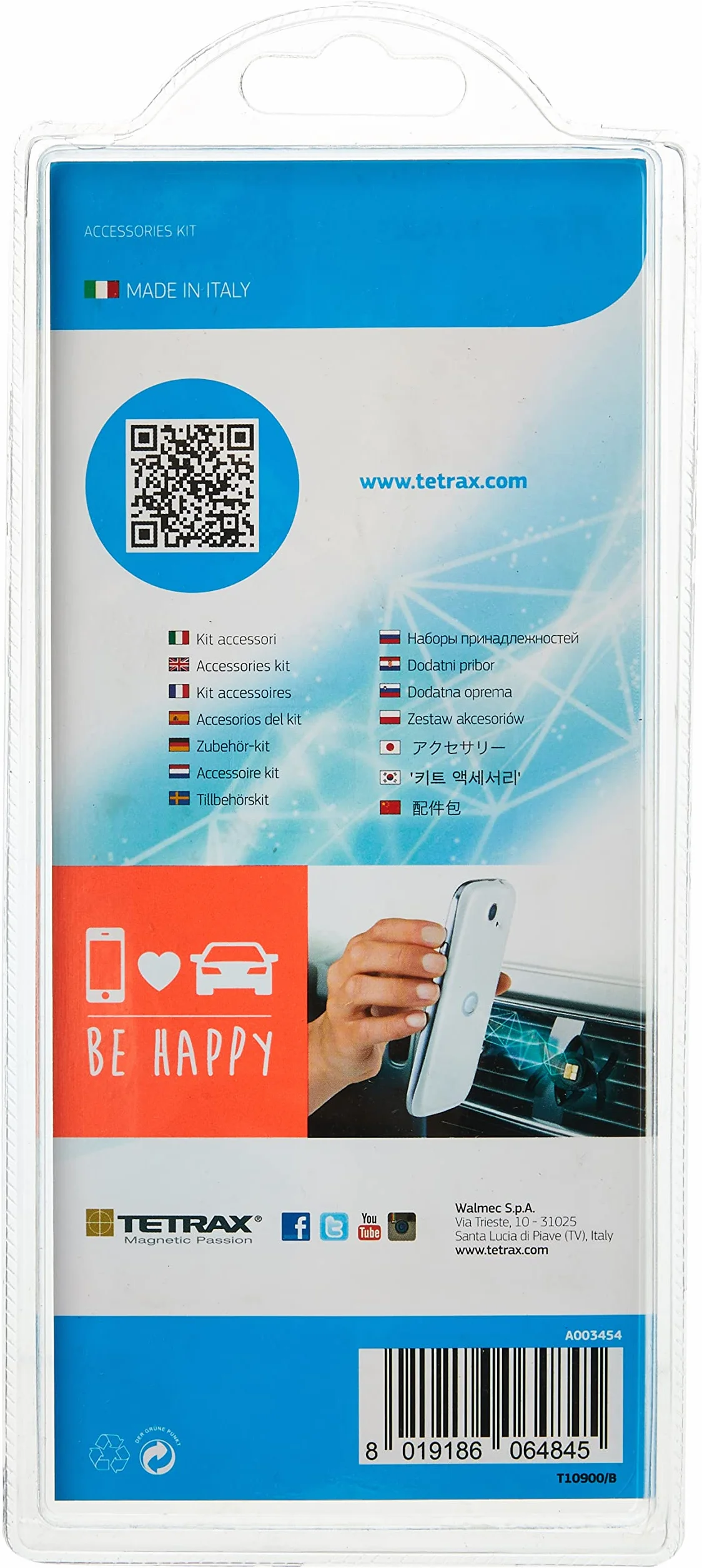 Tetrax A003454 Kit de Accesorios