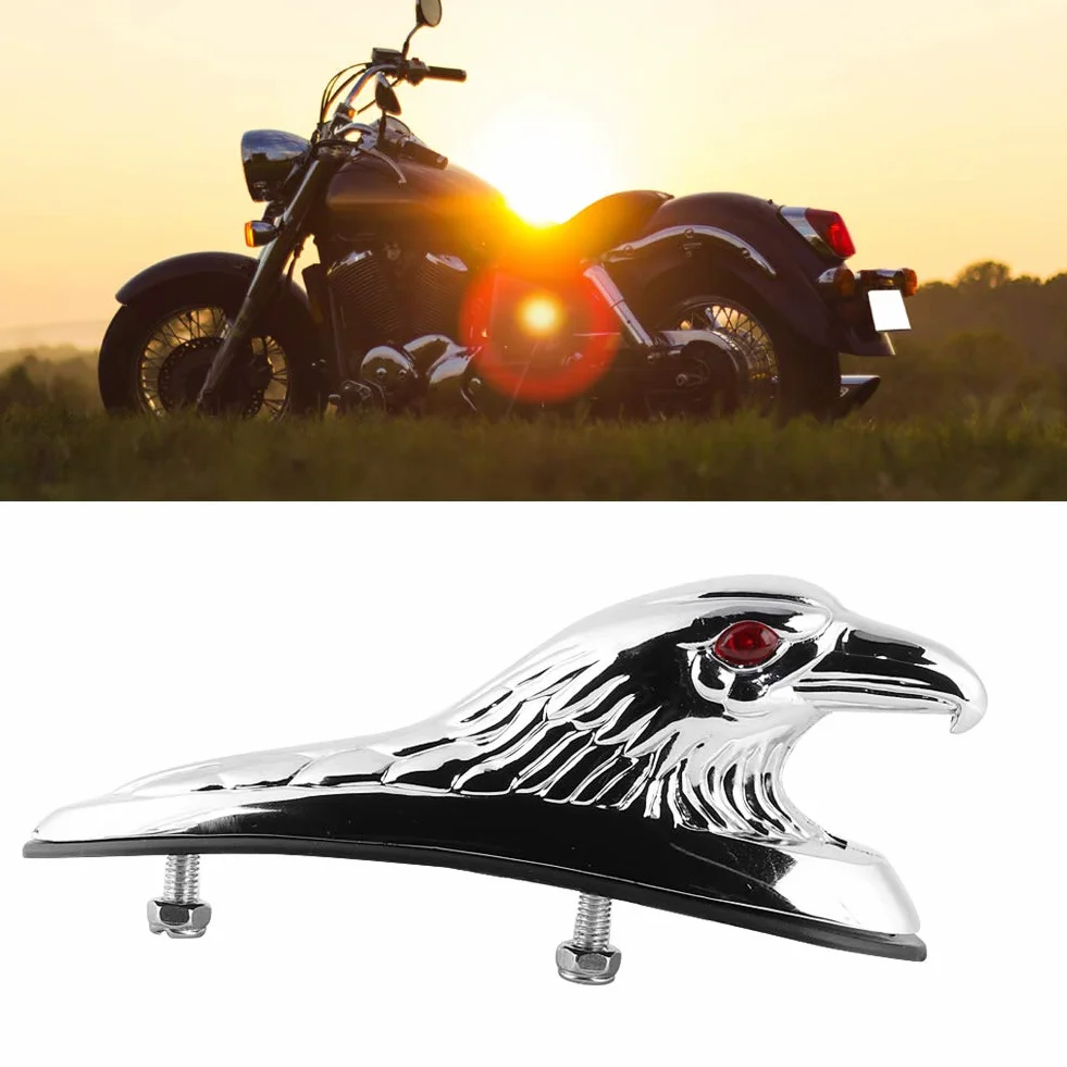 EBTOOLS para águila guardabarros delantero cabeza de águila motocicleta guardabarros delantero tapa cabeza águila universal guardabarros delantero motocicleta decoración adorno cabeza águila estatua