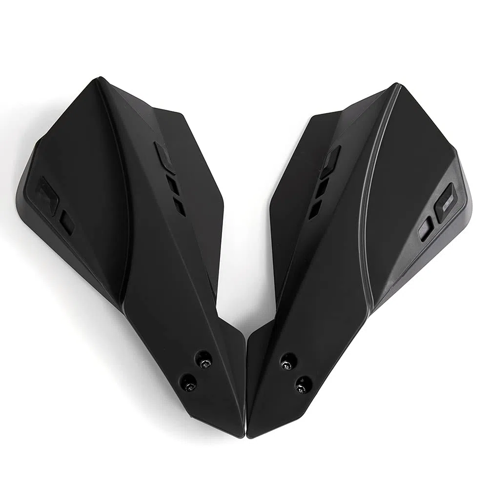 Guardamanos de Moto 22MM 25MM ABS Guardamanos Racing Para 80-650CC XR CR CRF Para Para 125-498CC RR 2T 4T (Negro)