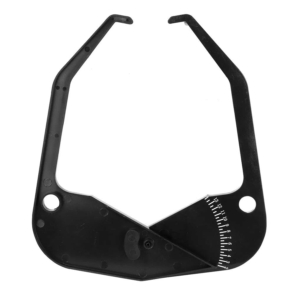 Fydun Calibrador de equilibrador de neumáticos Balanceador de ruedas Calibre de ancho de llanta Herramienta de medición de medición Apto para abrigos