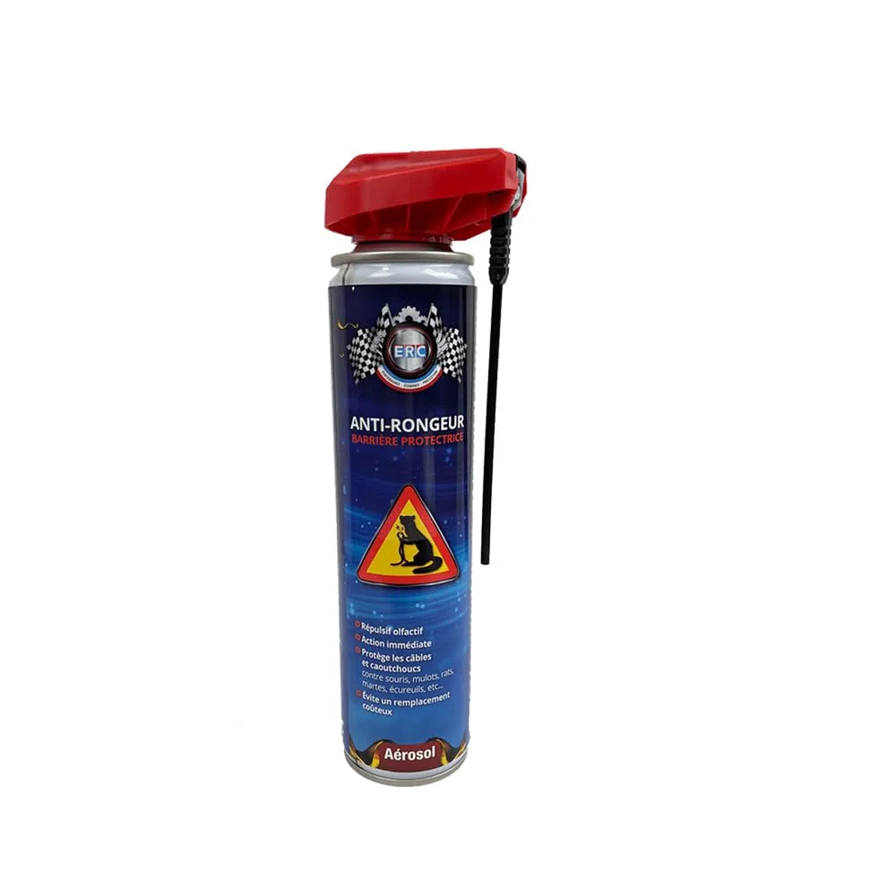 ERC – [Anti-roedor repelente] | Repelente Olfativo | Acción Inmediata | Protege los cables y cauchos | Evita un reemplazo costoso | Aerosol 300ML