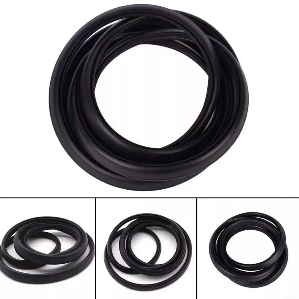 Burlete de goma compatible con el fabricante original del fabricante original para Ford Focus 2008 2018 y otros modelos enumerados
