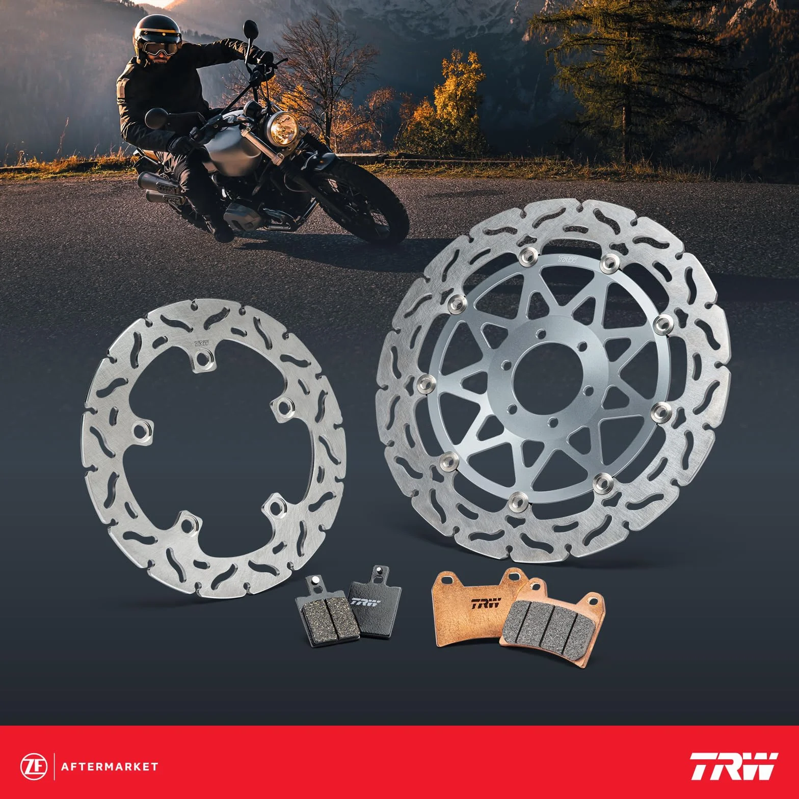 TRW MCB755SV Sinter Street Juego de Pastillas de Freno para Honda VFR Eje delantero y otras motos