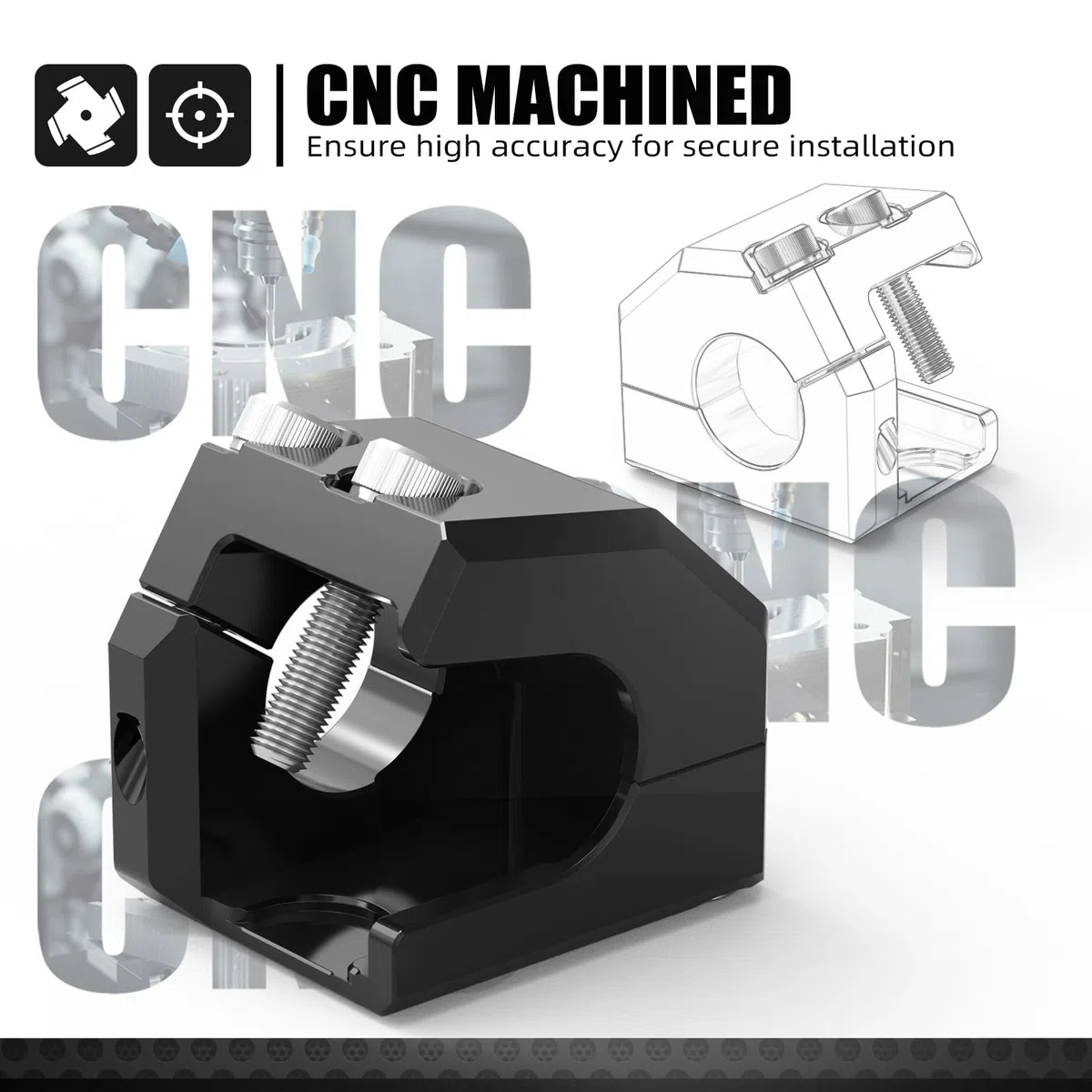 NICECNC Refuerzo de Cilindro Maestro de Embrague Delantero Negro Compatible with el Sistema de Embrague Braktec Compatible with Gas Gas EC 250/250F/350F/300 2021-2025 EX 250 300 2024-2025 Ver Ajuste