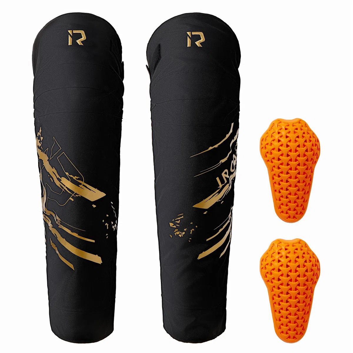 Iron JIA’S Rodilleras Moto Hombre Invierno, Equipo de Protección CE2 Extraíble, Cálidas Impermeables Cortavientos