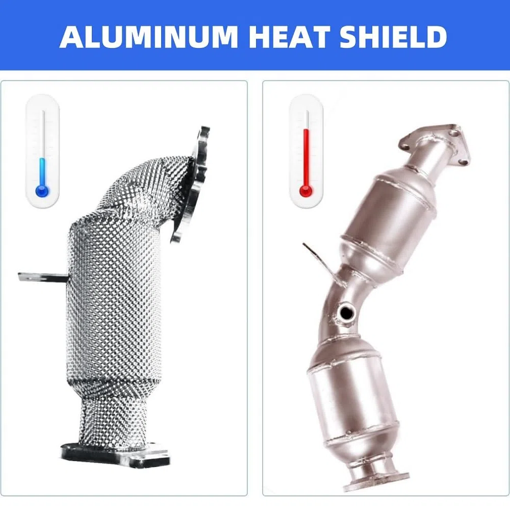 Placa de protección térmica, 100 x 40 cm de aluminio para deportes motorizados, aislamiento térmico para motor, protección contra el calor para coches, coches de carreras, motocicletas