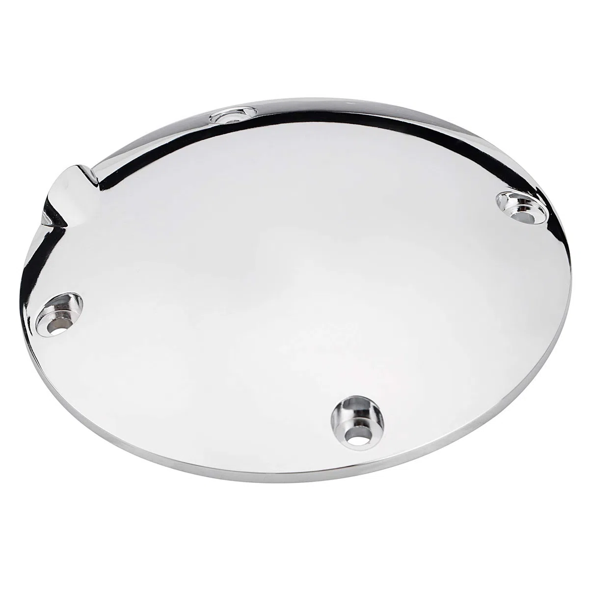 Tapa de embrague Derby de 4 orificios para motocicletas cromada y satinada para Harley 1994-2003 Sportster XL 883 1200