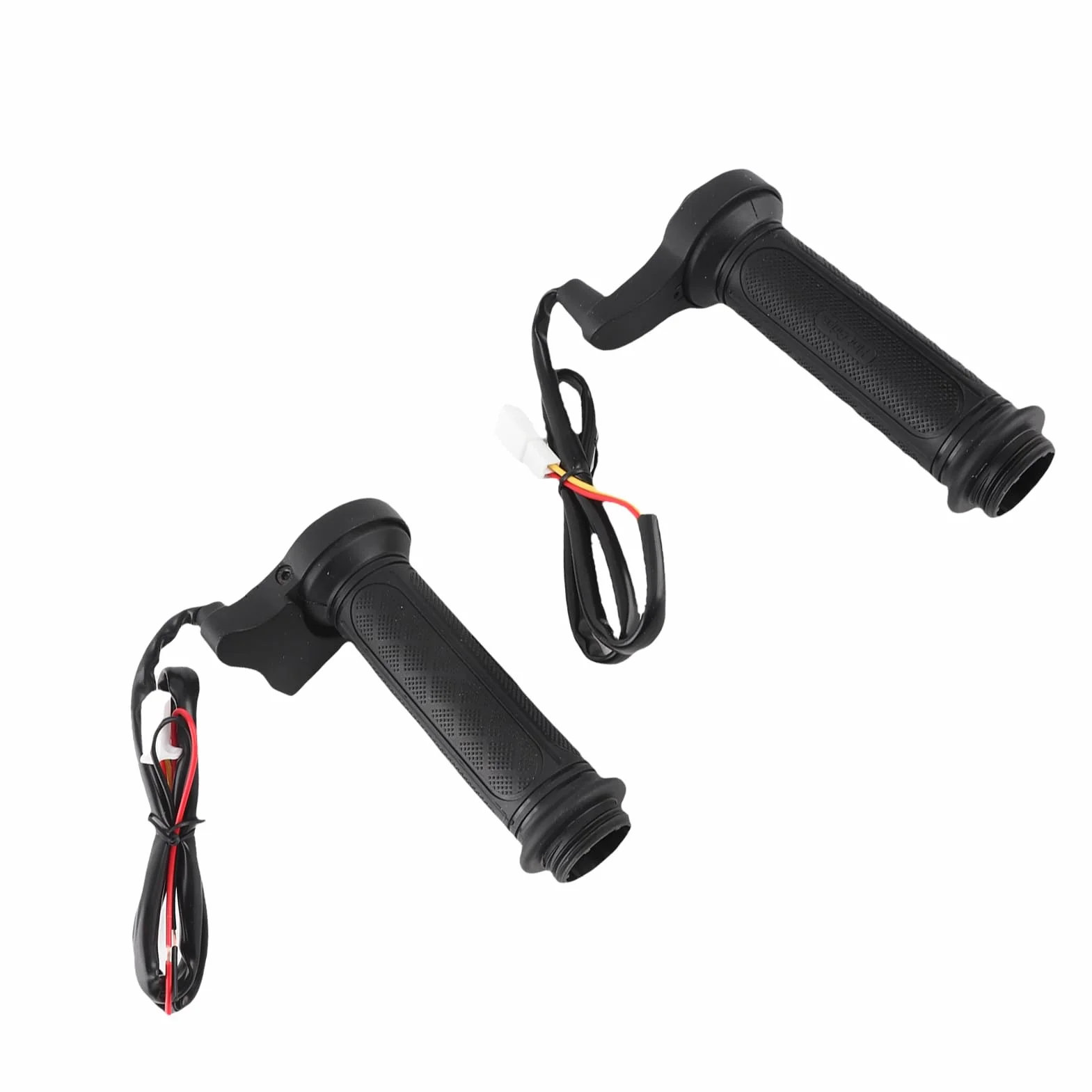 Puños Calientes para Motocicleta, 1 Par de 22 Mm (7/8") Manillar Eléctrico Universal para Motocicleta con Calefacción Caliente para Motocicleta/Bicicleta/ATV, Negro