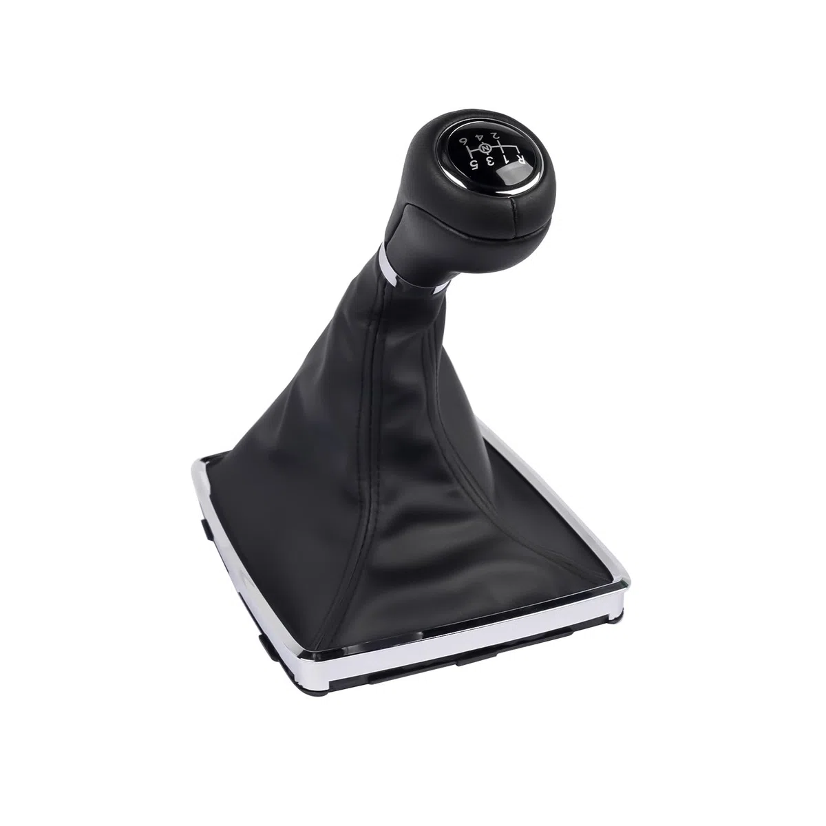 Bisenya 6 velocidades Pomo de la palanca de cambios + tapa de la palanca de cambios + marco Reemplazo para Clase C W204 Coupe C204 T-Model S204