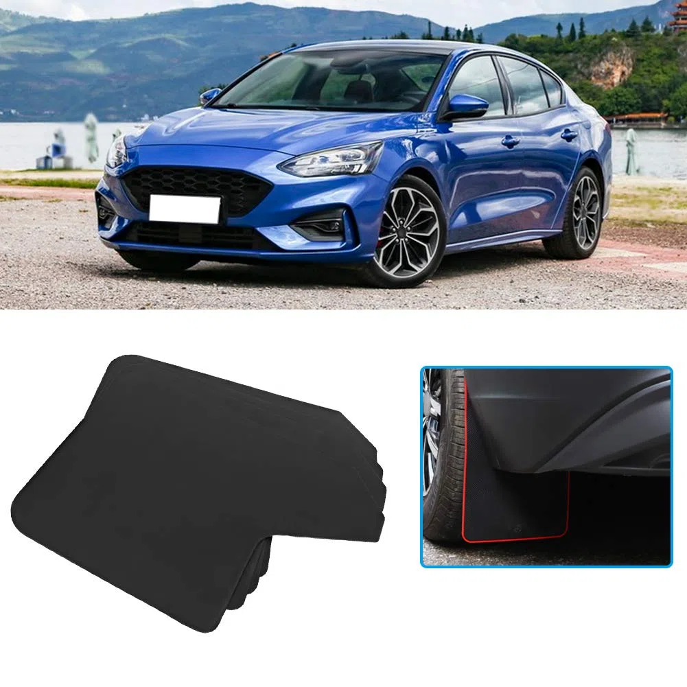 Guardabarros para Coche, Guardabarros, Guardabarros de Goma, Guardabarros Universal, Guardabarros, Guardabarros, Guardabarros de Repuesto para MF12-BAS-BLK