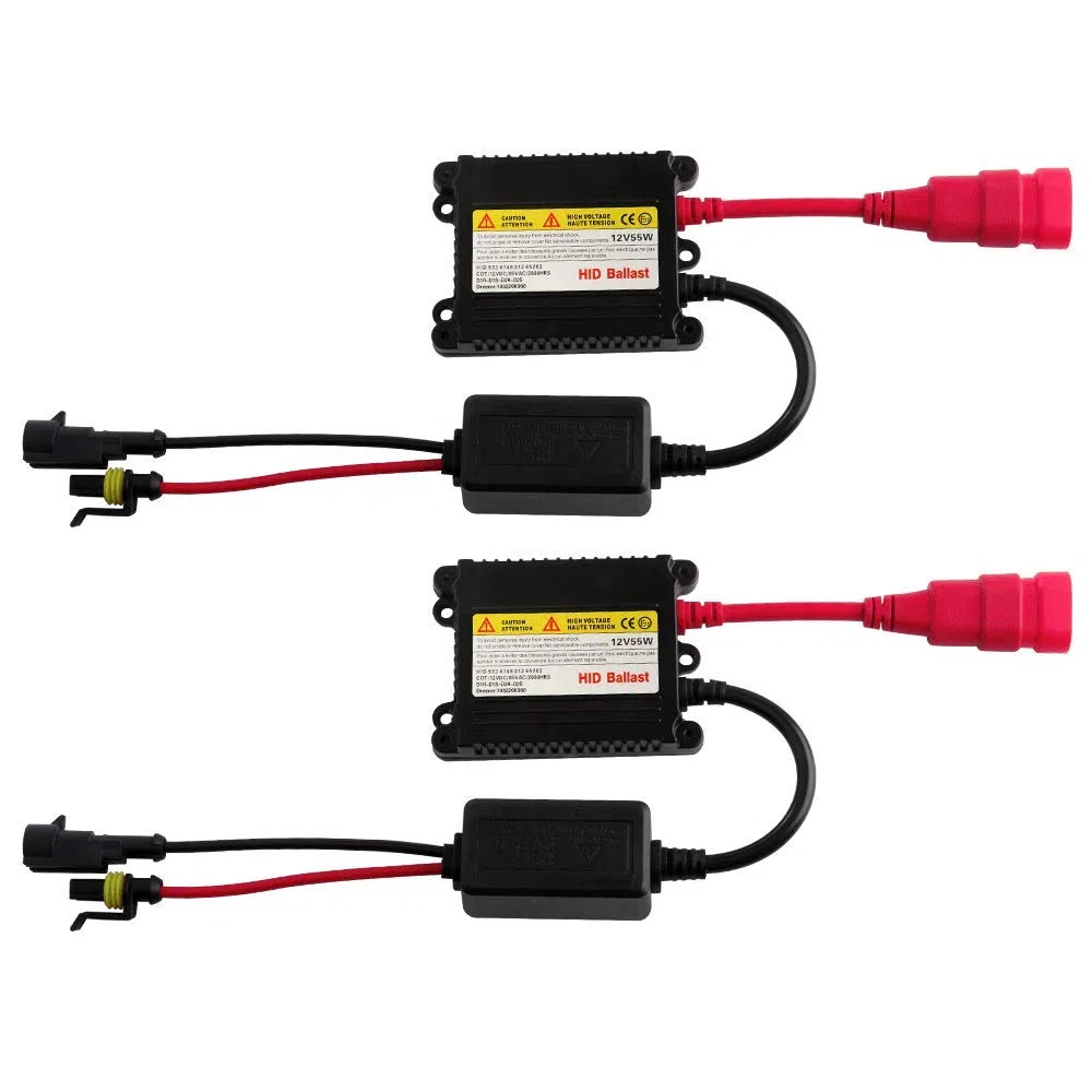 12 V 55 W Universal lastre Kit Xenon DC HID de Repuesto reactancia, 2 Piezas Todas Las Series para H1 H3 H4 H7 H10 H9 9005 9006 D2r D2s