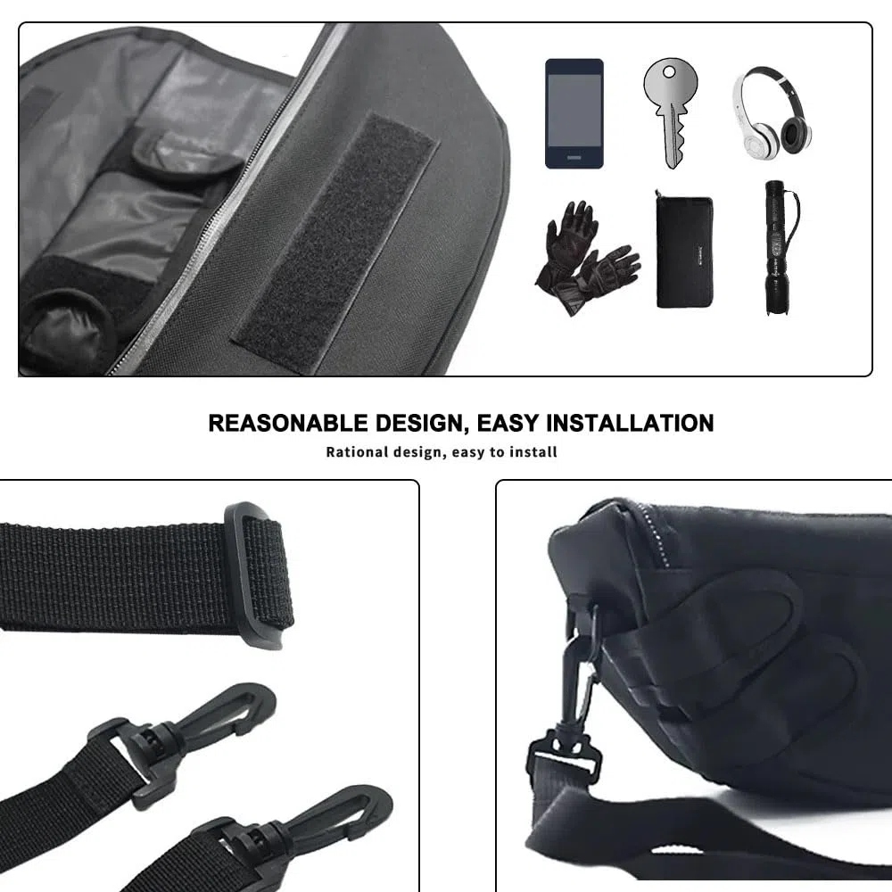 Genérico Bolsa para manillar para VOGE DS900X DSX900 900 DSX Bolsa de viaje para navegador para manillar de moto Bolsa para teléfono impermeable y antipolvo