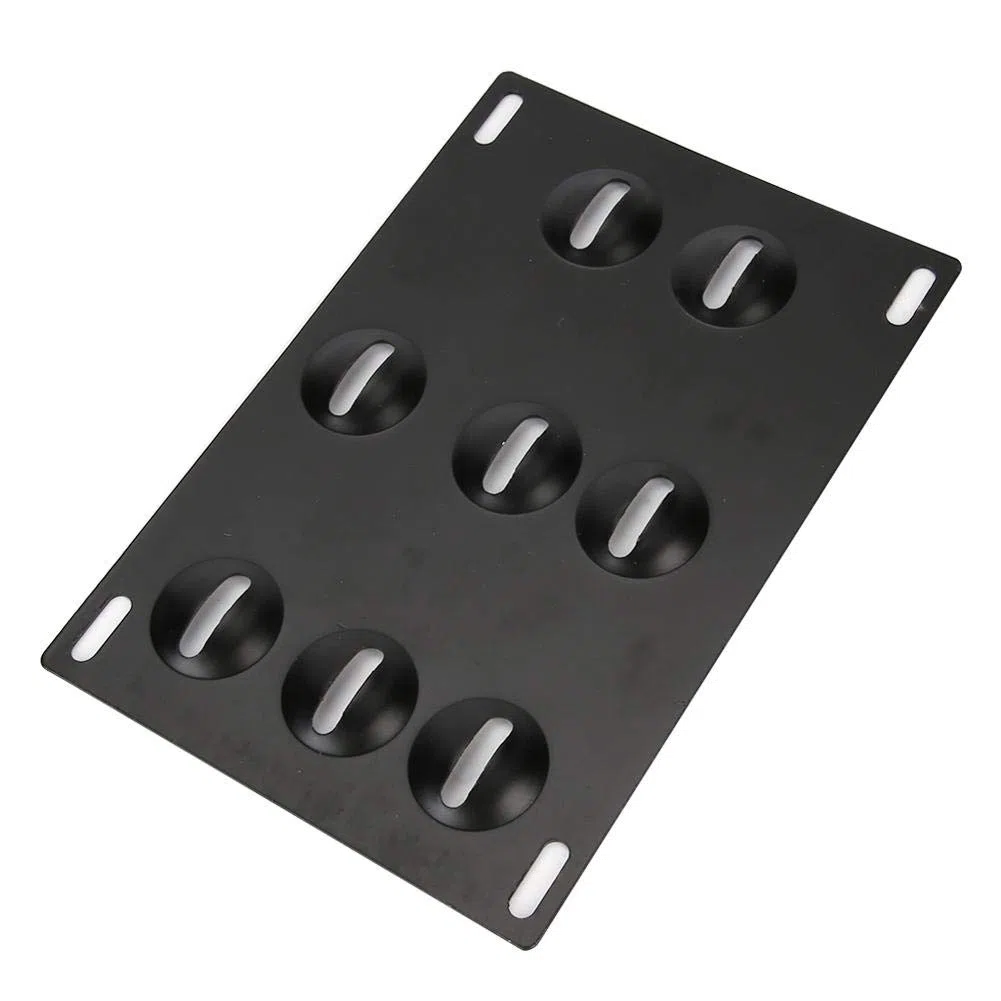 Aramox Portaplacas Para Auto Soporte de matr¨ªcula, aleaci¨de aluminio Parachoques delantero del coche Gancho de remolque Soporte montaje de placa de matr¨ªcula 8 agujeros Soporte ajustable