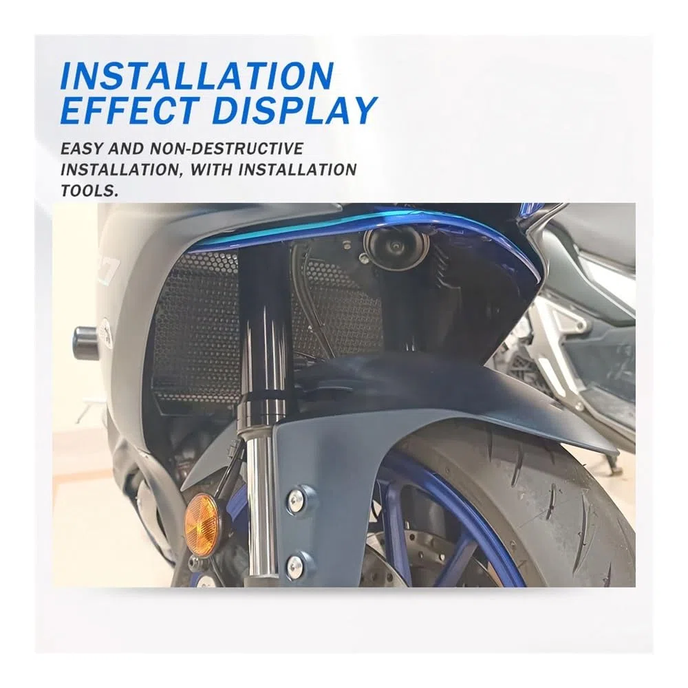 Motocicleta Protector radiador para Ya&maha YZF R7 2021 2022 2023 2024 YZFR7 Radiador Cubierta con Rejilla Protector Accesorios Motocicleta Parrilla Protección del Refrigerador