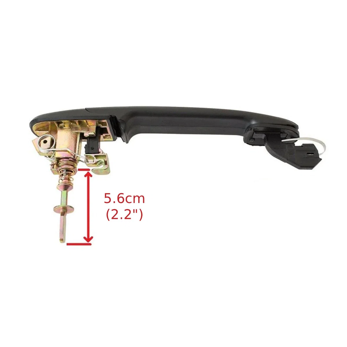 Twowinds - Manilla 6N0837207 Compatible con Ford Galaxy (1995-2015) Seat Alhambra (1996-2010) VW Sharan (1995-2010) Polo (1994-2001) - Puerta Delantera Izquierda o Derecha - Tirador - Cerradura