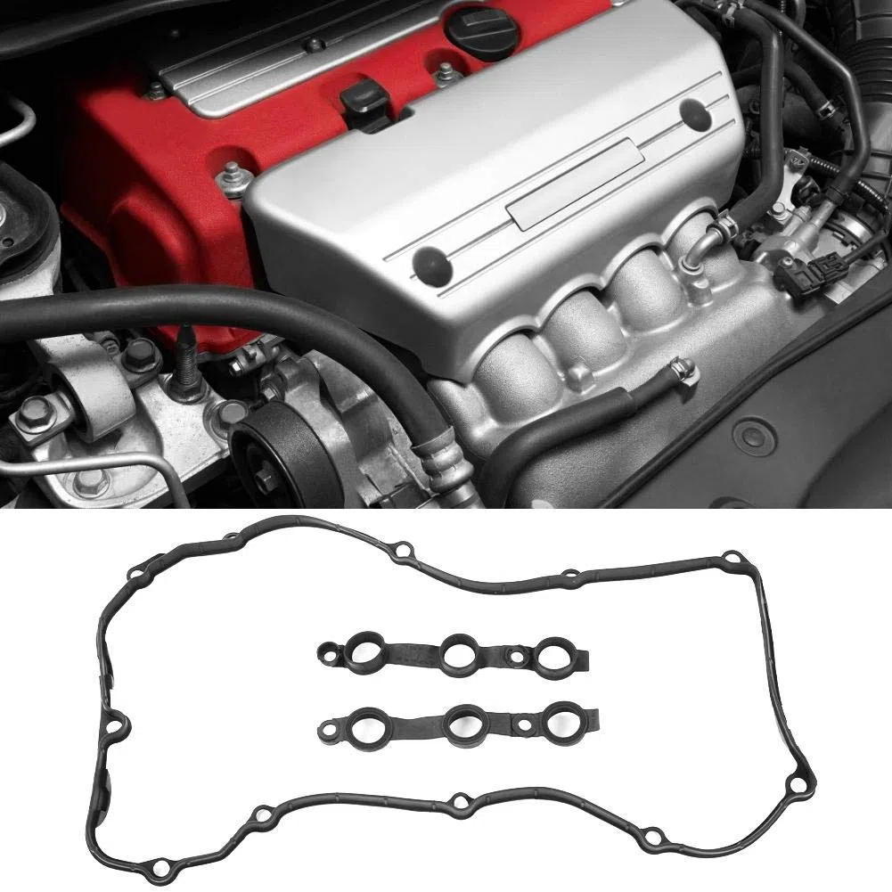 Juego de juntas de cubierta basculante, junta de válvula de motor de coche, juego de sellos de pernos para E36 E38 E39 E46 11129070990 junta tapa balancines e46