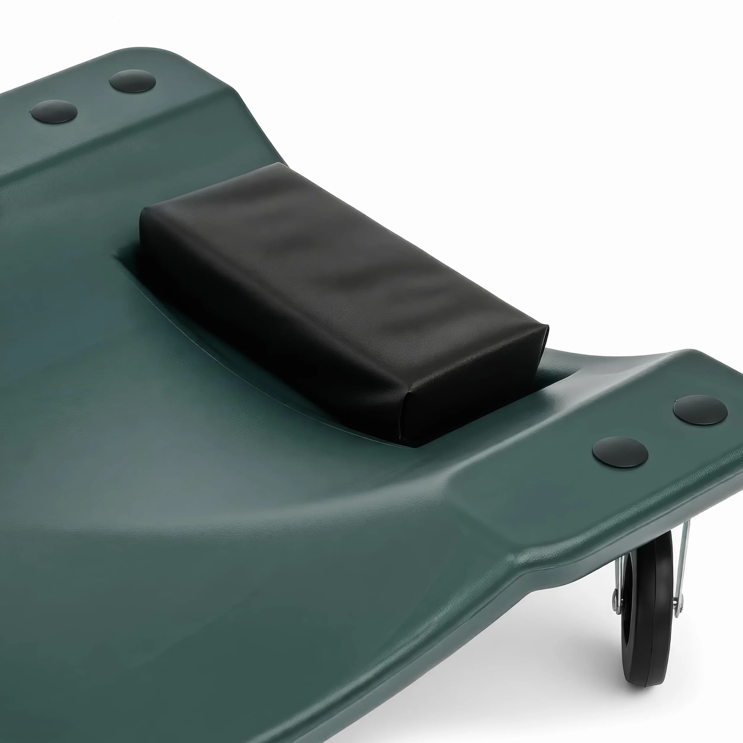 Stix Plataforma móvil para taller de coches, camilla de montaje para taller, capacidad de carga 150 kg con reposacabezas, 6 ruedas con bandejas para herramientas