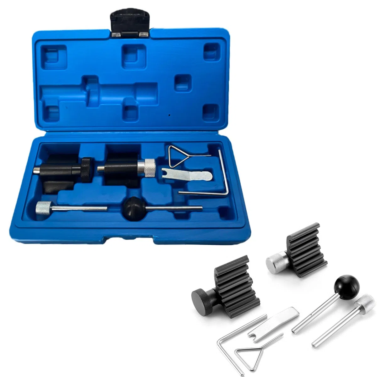 Kit Herramientas de Sincronización de Motor, Correa de Distribucion Calado de Distribución Compatible con VAG 1.4L 1.6L 1.9L 2.0L SDI TDI Diesel