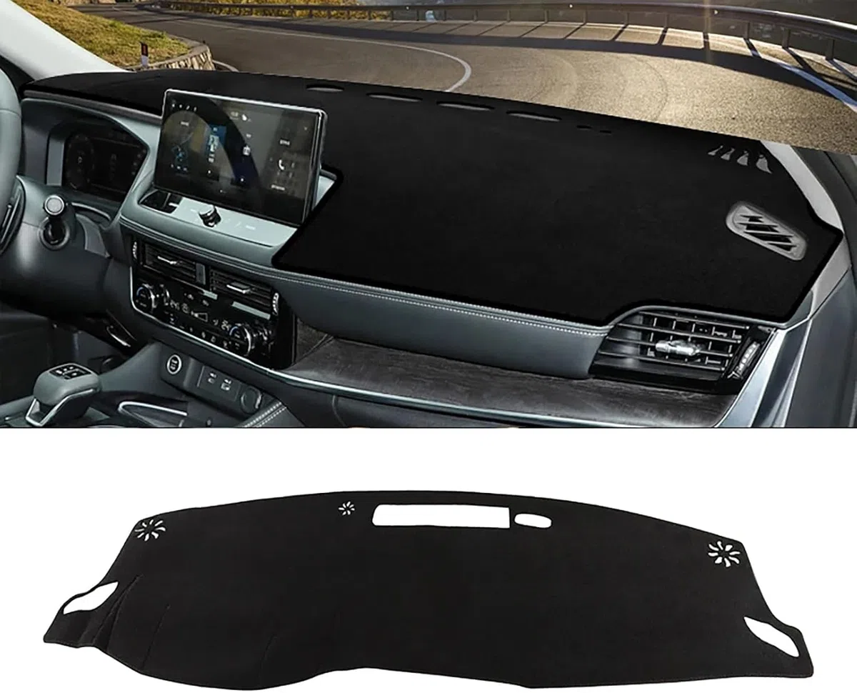 Fundas de salpicadero para Coche para Nissan X-Trail T33 2021 2022 2023 2024, Cubierta Antideslizante De Tablero Protector Solar Proteger Alfombra Salpicadero