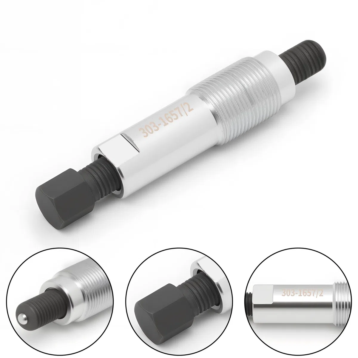 Herramienta de extracción de polea de cigüeñal KASturbo compatible con el motor Ranger 2.0L EcoBlue Herramienta de extracción de polea Reemplaza 303-1657/1 303-1657/2