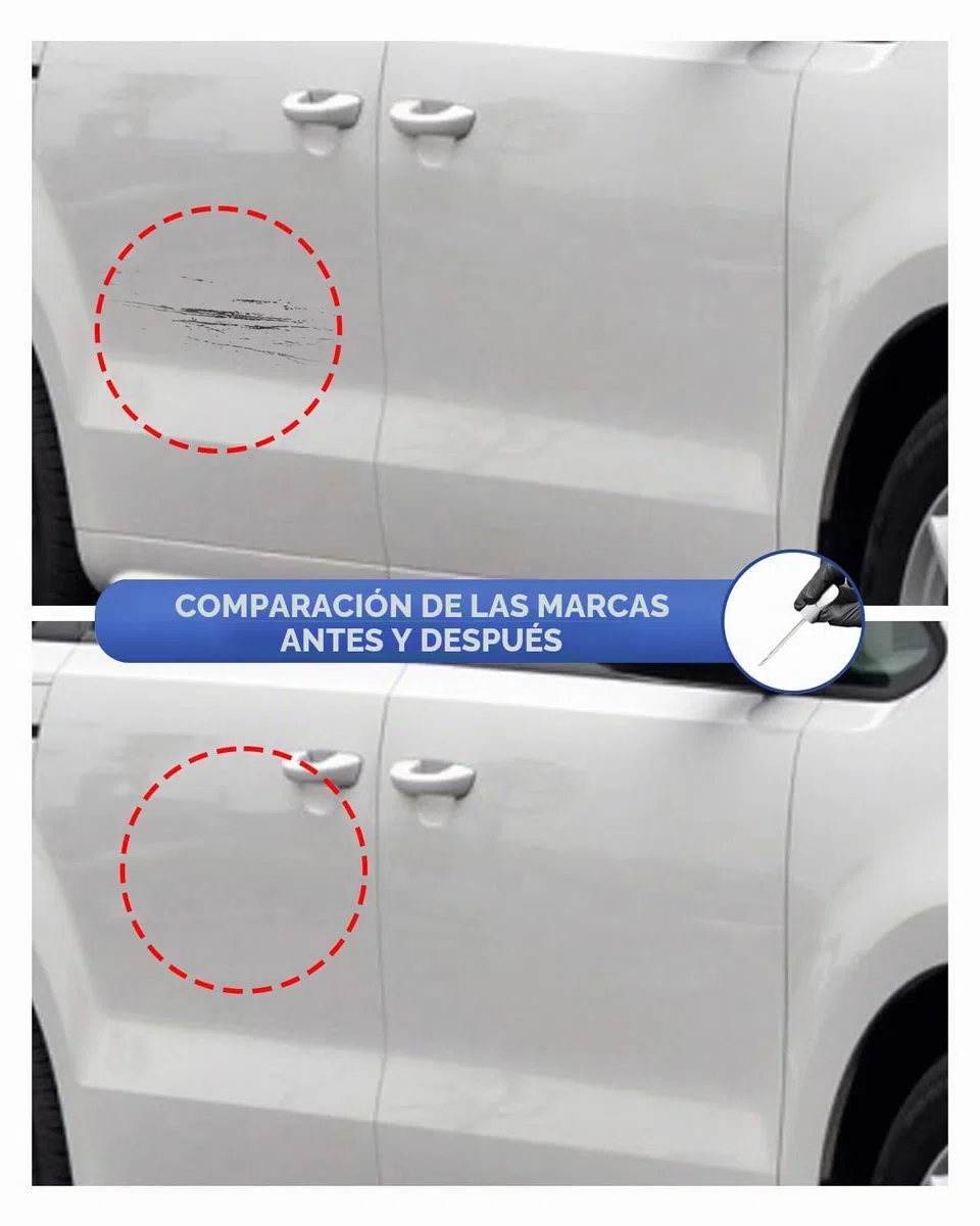 Kit de pintura de retoque LS9R Blanco Nevada para Seat Exact Match - Repara arañazos y rayas