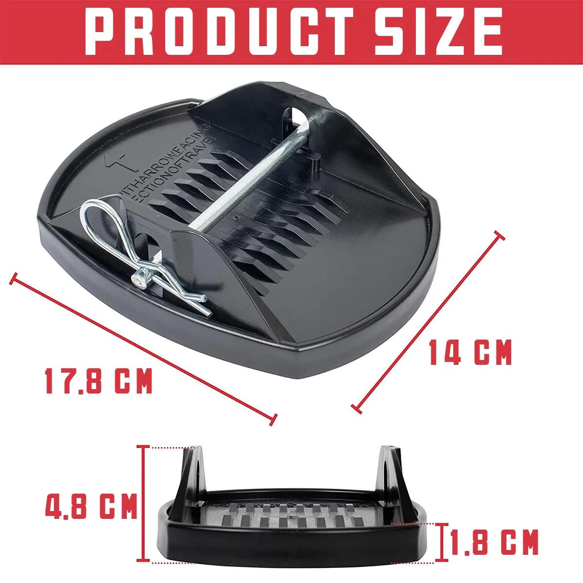 JNNJ 4 Piezas Pies De Gato Para Caravana, Almohadillas Para Caravana, Bases Estabilizadoras Para Patas De Caravana, Almohadillas Estabilizadoras Caravanas De Alta Resistencia, Accesorios Caravanas