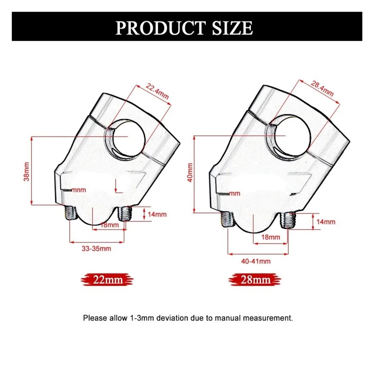 Motocicleta Riser para BMW para R850R para F800ST R para 850R F800 ST para R850 RR 850 RF 800 ST 22 Mm Abrazadera Manillar Montaje Barra Elevadora Motocicleta Kit Barras Elevadoras(22mm Silver)