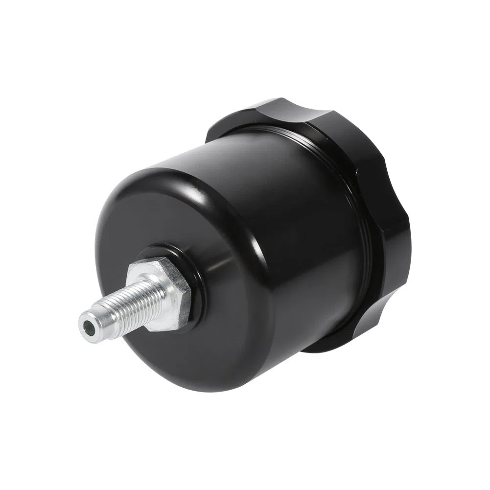 Freno de mano hidráulico, recipiente de líquido de frenos, tanque de aceite universal, recipiente de frenos de aluminio, accesorio para carreras de drift (negro)