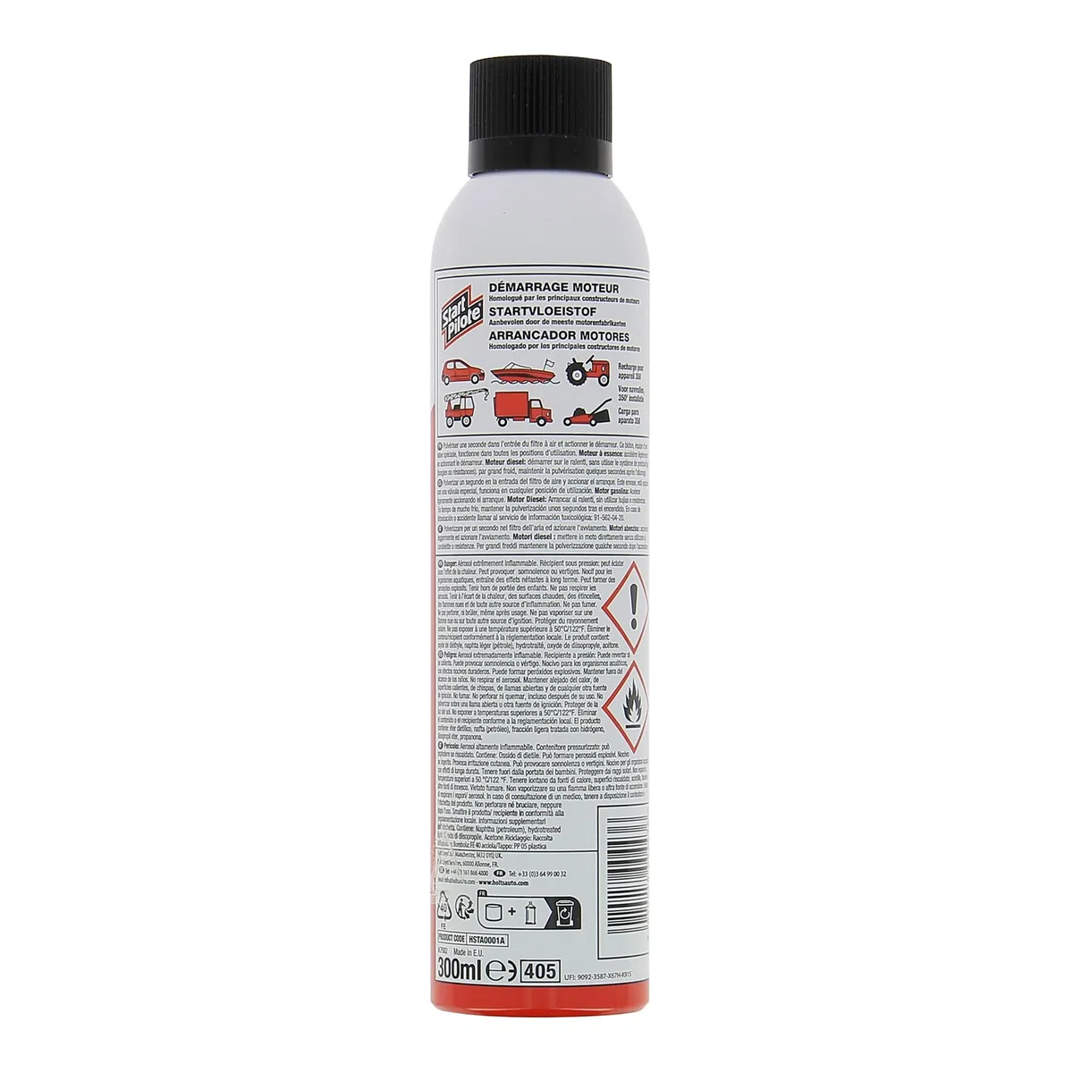 Holts 025320 Start Piloto arranque Motor 300 ml