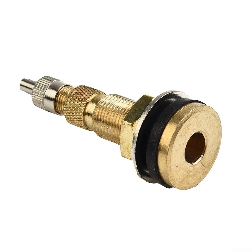 Vástagos de válvula de borde de rueda de latón TR618A, 10 piezas para neumáticos de tractor