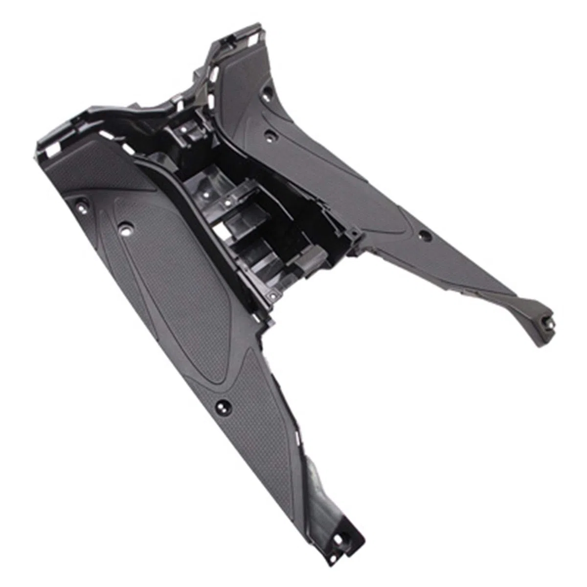 CARENAGE-Marche Pied Scoot Adaptable MBK 50 Nitro 1997>2012-YAMAHA 50 AEROX 1997>2012 Noir Mat -P2R-